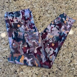 Spanx women's ' Camo Print High-Waist Active Leggings - Multicolor size XL